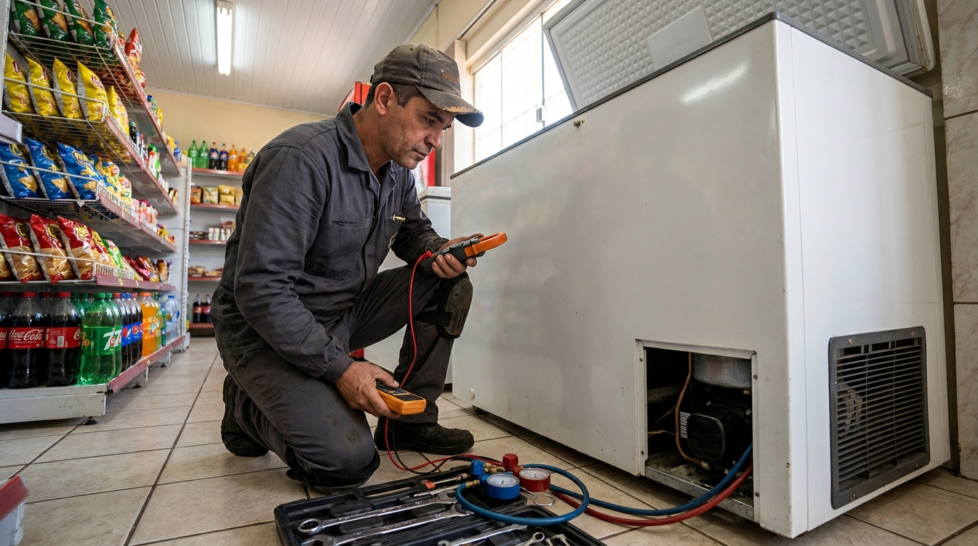 Conserto de placa eletrônica de freezer em Marília‑SP